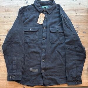 Woolrich Navy Oxbow Flannel Button-Up Shirt Huckberry